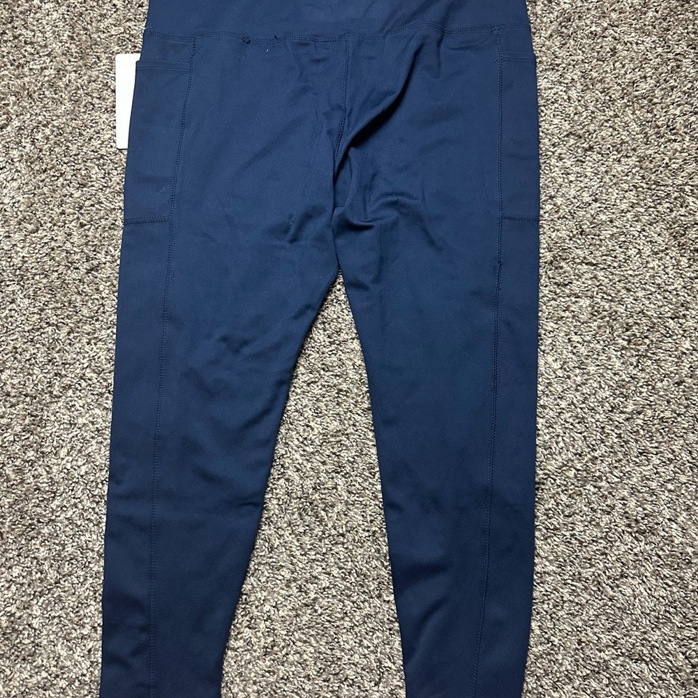 Women’s Danskin Dark Navy Brushed Pocket Leggings Size XL NWT - Picture 3 of 5